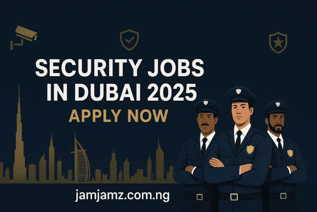 Security Jobs in Dubai