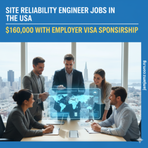 $160,000 Site Reliability Engineer Jobs in the United States With Visa Sponsorship