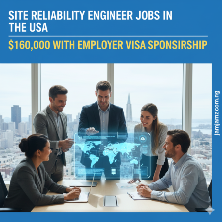 $160,000 Site Reliability Engineer Jobs in the United States With Visa Sponsorship