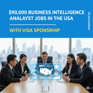 $90,000 Business Intelligence Analyst Jobs in the United States with Visa Sponsorship